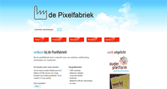 Desktop Screenshot of depixelfabriek.nl